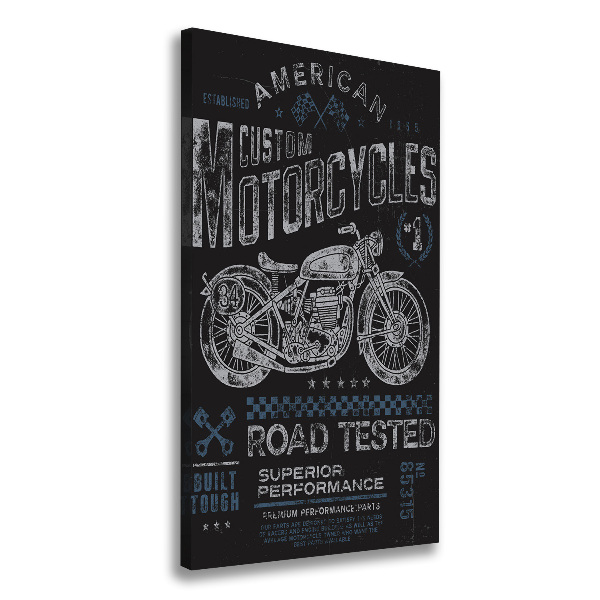 Impresión en lienzo vertical Automotor