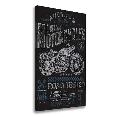 Impresión en lienzo vertical Automotor