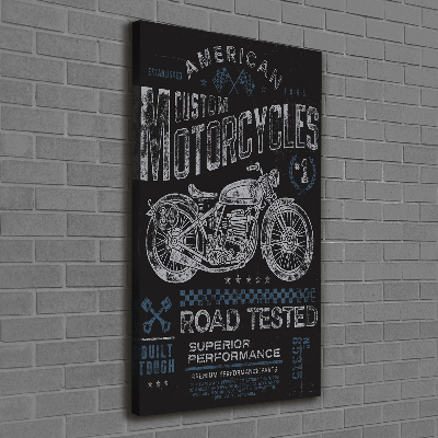 Impresión en lienzo vertical Automotor