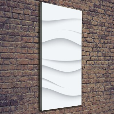 Cuadro moderno en lienzo resistente uv vertical Ondas abstractas