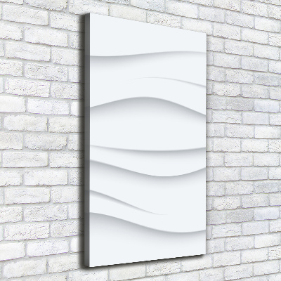 Cuadro moderno en lienzo resistente uv vertical Ondas abstractas