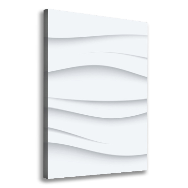 Cuadro moderno en lienzo resistente uv vertical Ondas abstractas