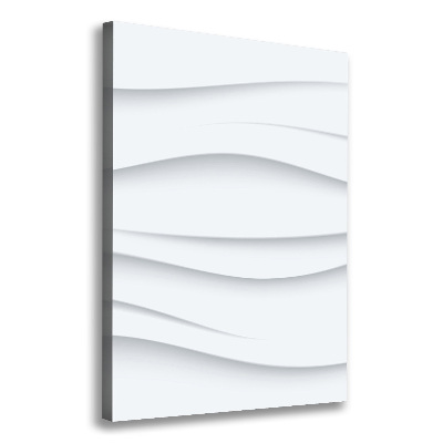 Cuadro moderno en lienzo resistente uv vertical Ondas abstractas