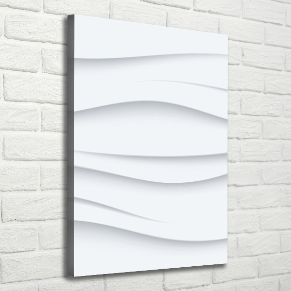 Cuadro moderno en lienzo resistente uv vertical Ondas abstractas