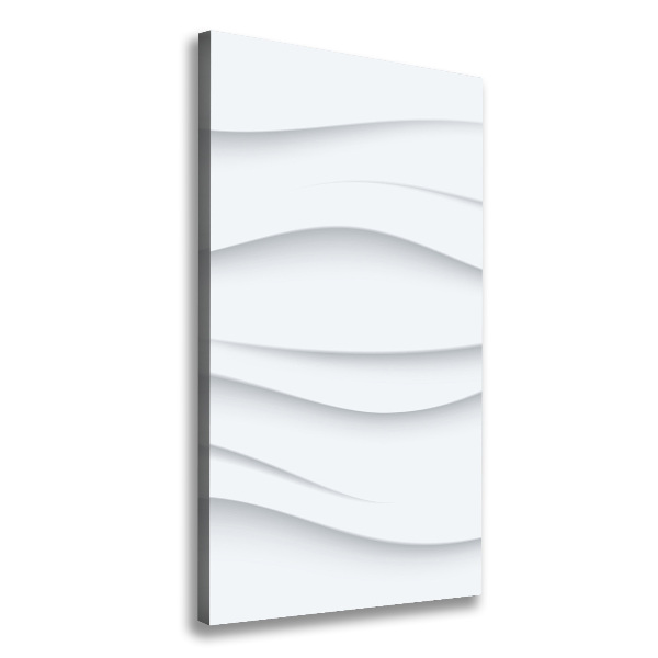 Cuadro moderno en lienzo resistente uv vertical Ondas abstractas