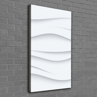 Cuadro moderno en lienzo resistente uv vertical Ondas abstractas