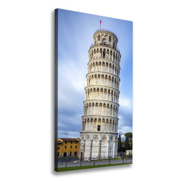 Fotografía en lienzo vertical Torre inclinada de Pisa