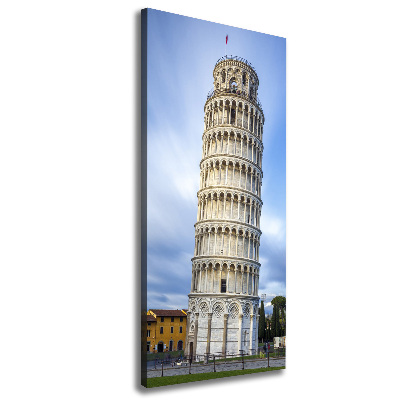 Fotografía en lienzo vertical Torre inclinada de Pisa
