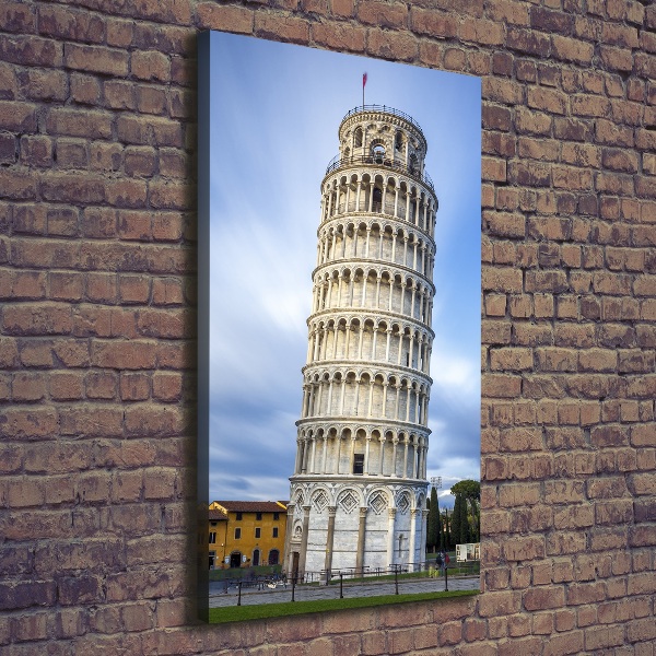 Fotografía en lienzo vertical Torre inclinada de Pisa