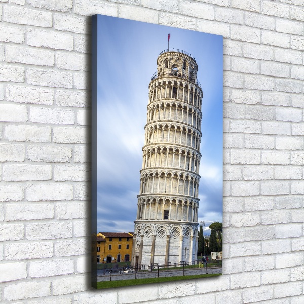 Fotografía en lienzo vertical Torre inclinada de Pisa