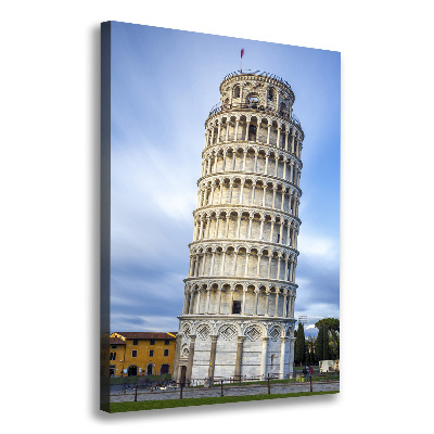 Fotografía en lienzo vertical Torre inclinada de Pisa