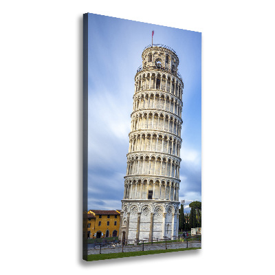 Fotografía en lienzo vertical Torre inclinada de Pisa