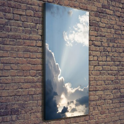 Impresión en lienzo vertical Nubes en el cielo