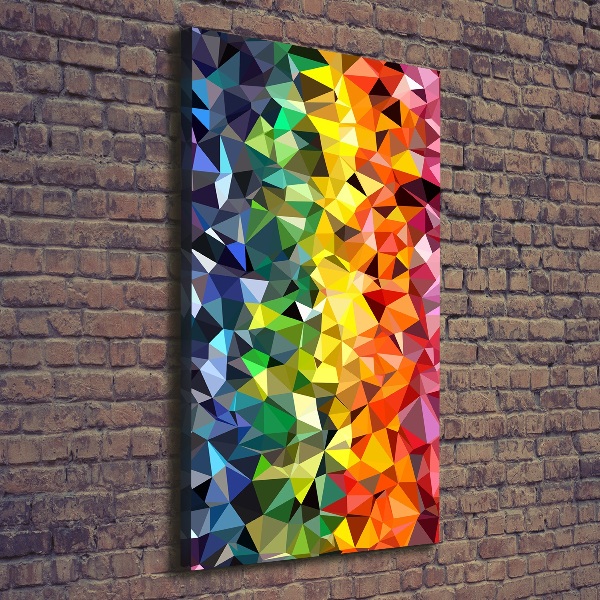 Foto obraz na płótnie pionowy Geometryczne tło