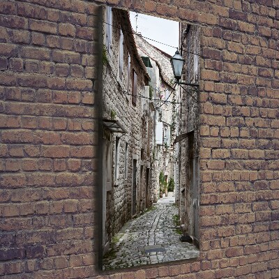 Impresión en lienzo vertical Calle Croacia