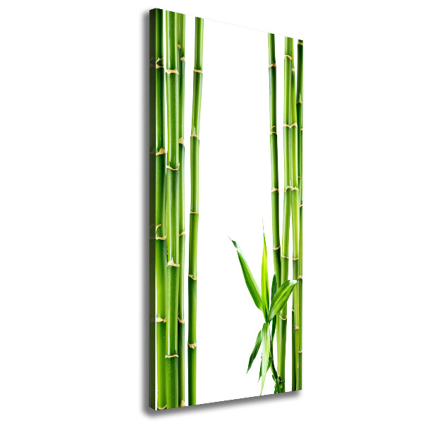 Cuadro canvas decorativo para salón vertical Bambú