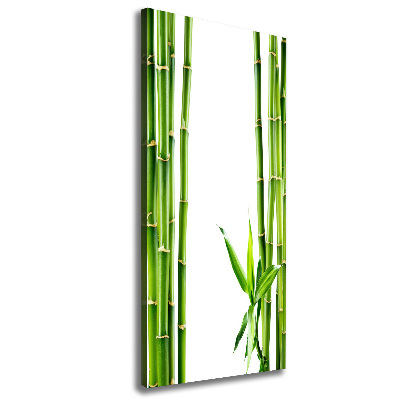 Cuadro canvas decorativo para salón vertical Bambú