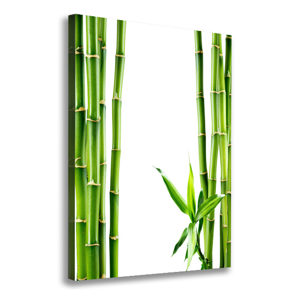 Cuadro canvas decorativo para salón vertical Bambú