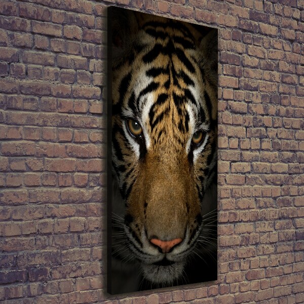 Impresión en lienzo vertical Tigre
