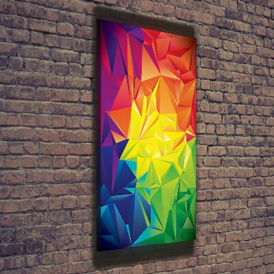 Fotografía en lienzo vertical Fondo abstracto