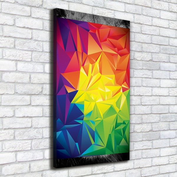 Fotografía en lienzo vertical Fondo abstracto