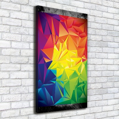 Fotografía en lienzo vertical Fondo abstracto