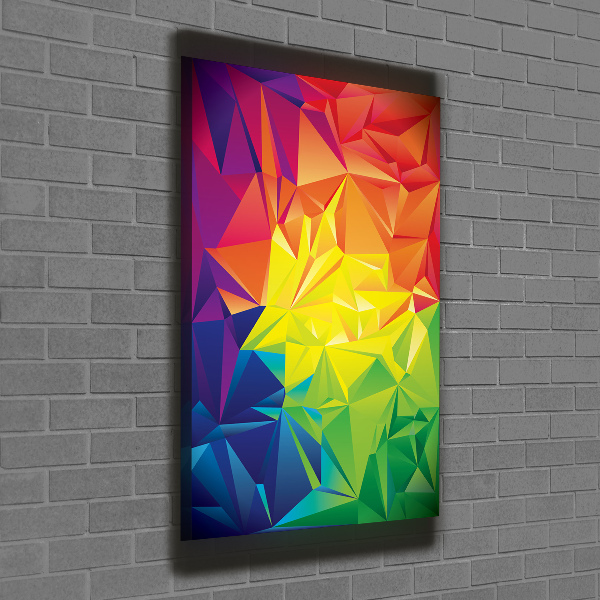 Fotografía en lienzo vertical Fondo abstracto