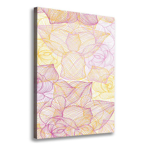 Nowoczesny fotoobraz canvas na ramie pionowy Kwiaty