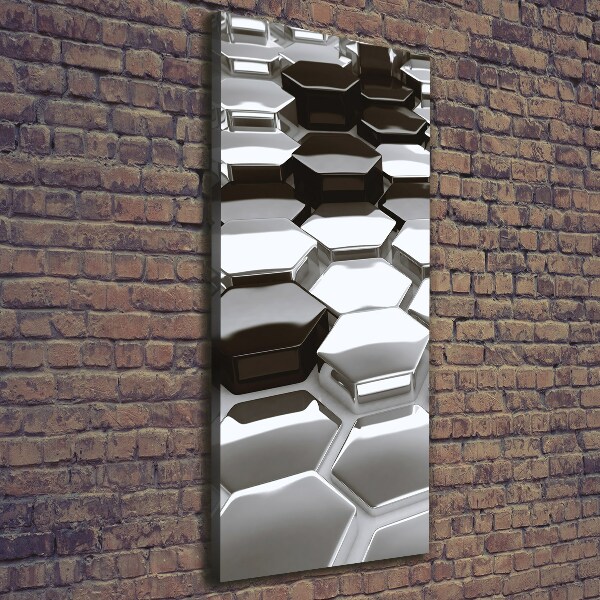 Impresión en lienzo vertical Abstracción 3D