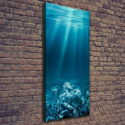 Impresión en lienzo vertical Mundo submarino