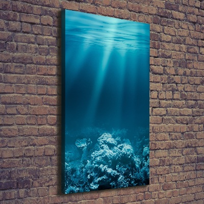 Impresión en lienzo vertical Mundo submarino
