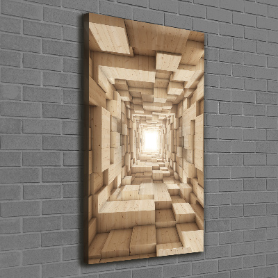 Cuadro moderno en lienzo resistente uv vertical Abstracción
