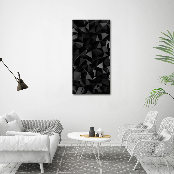Impresión en lienzo vertical Abstracción 3D