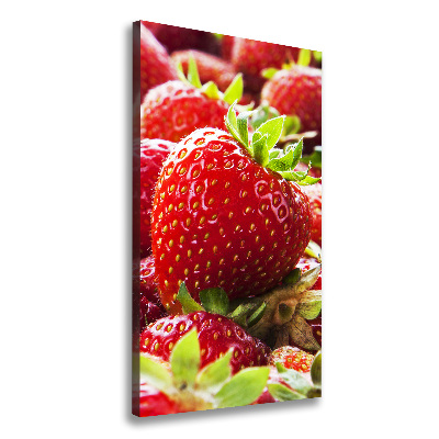 Cuadro moderno en lienzo resistente uv vertical fresas