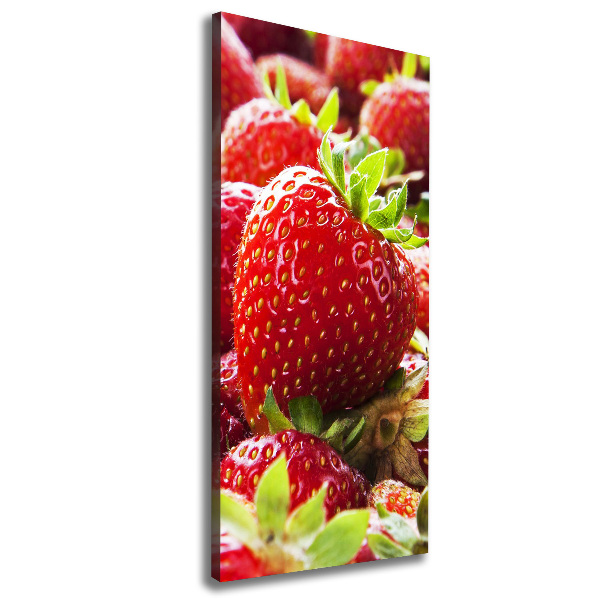 Cuadro moderno en lienzo resistente uv vertical fresas
