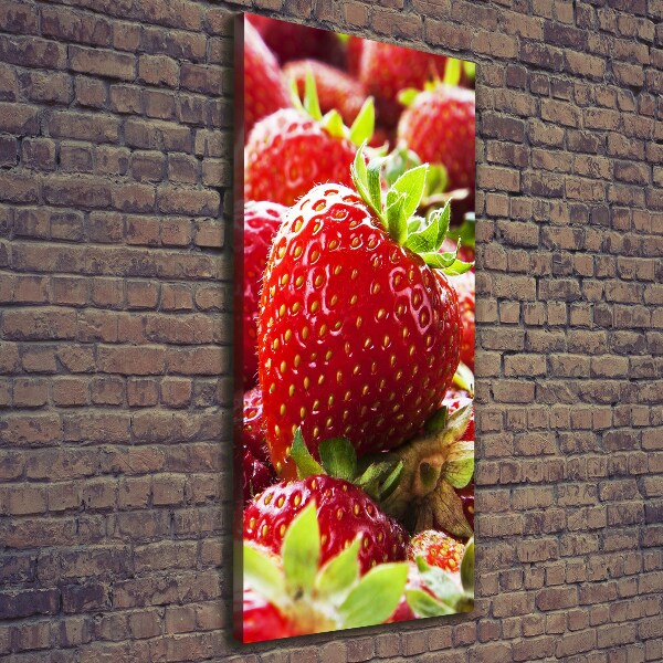 Cuadro moderno en lienzo resistente uv vertical fresas