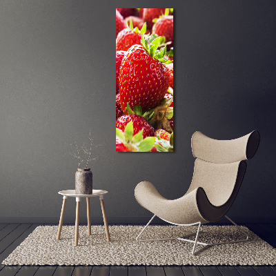 Cuadro moderno en lienzo resistente uv vertical fresas