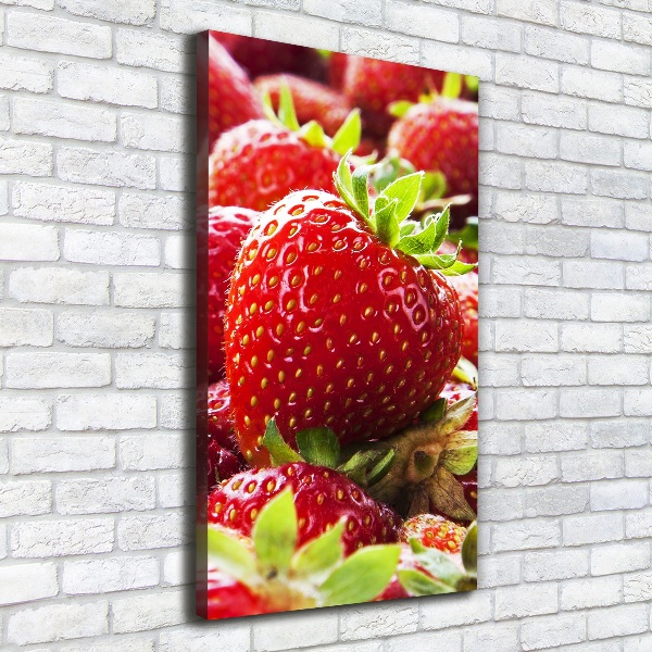 Cuadro moderno en lienzo resistente uv vertical fresas