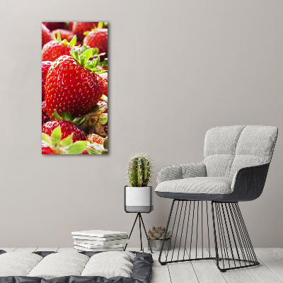 Cuadro moderno en lienzo resistente uv vertical fresas