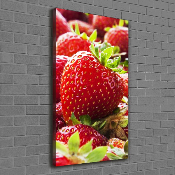 Cuadro moderno en lienzo resistente uv vertical fresas