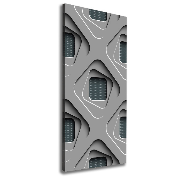 Fotografía en lienzo vertical Abstracción 3D