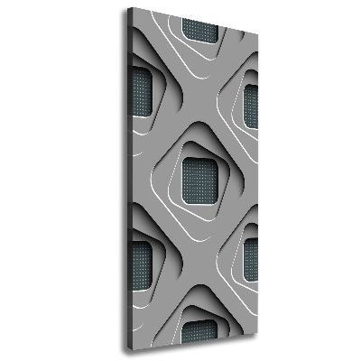 Fotografía en lienzo vertical Abstracción 3D