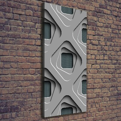 Fotografía en lienzo vertical Abstracción 3D