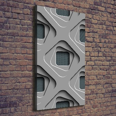 Fotografía en lienzo vertical Abstracción 3D