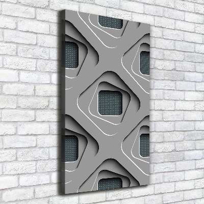 Fotografía en lienzo vertical Abstracción 3D