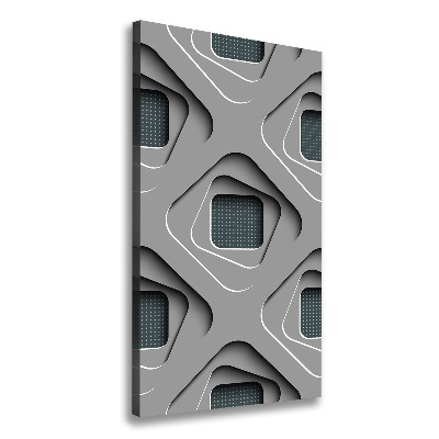 Fotografía en lienzo vertical Abstracción 3D