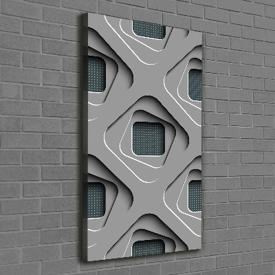 Fotografía en lienzo vertical Abstracción 3D