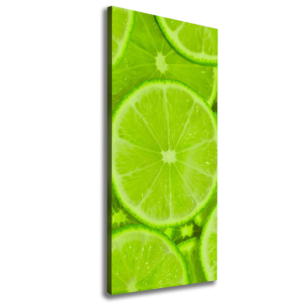 Cuadro canvas decorativo para salón vertical Limas