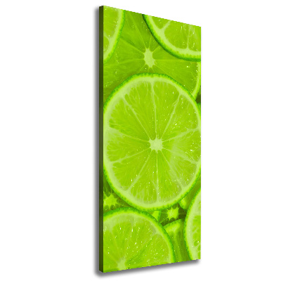 Cuadro canvas decorativo para salón vertical Limas
