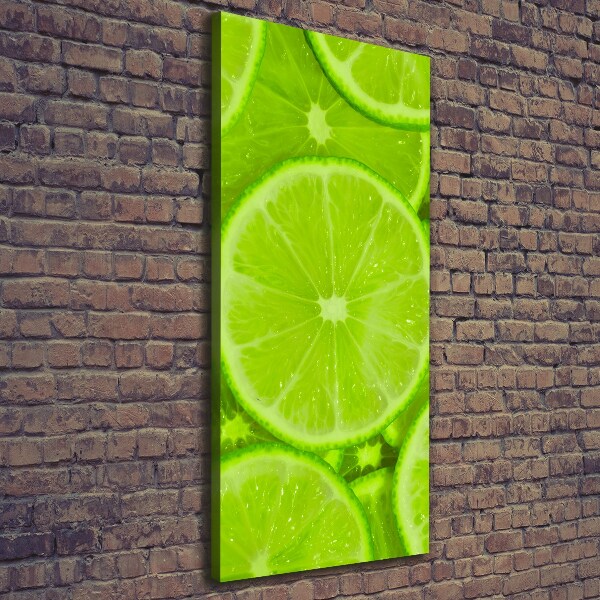 Cuadro canvas decorativo para salón vertical Limas